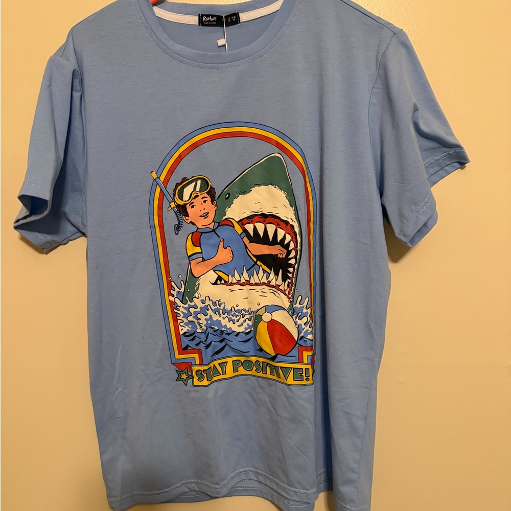 ROMWE Light Blue Apparel